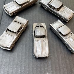 Avon Pewter Cars
