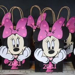 Minnie Mouse Personalize Goodie Bags