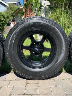 6 LUG RIMS (RINES) & TIRES (LLANTAS) (6x5.5) Size: LT265/70R17 ‼️BRAND NEW‼️