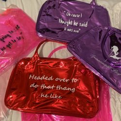 Clear Poly Duffel Bags 