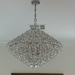 Large crystal chandelier
