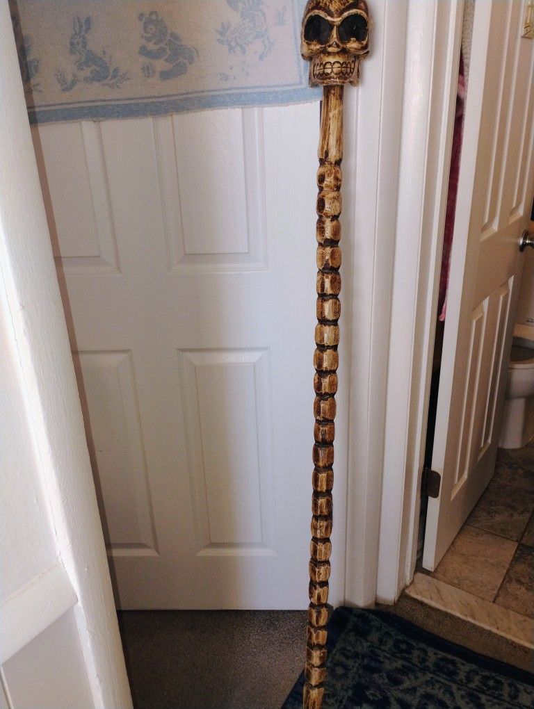Wooden Walking Stick Pickup Only Cash 