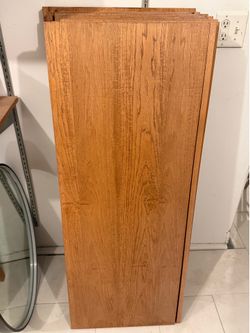 Wooden shelving