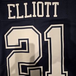 Cowboys ELLIOTT #21 Jersey - Size XL / Dri- Fit / On Field Edition 
