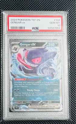 Gengar ex PSA 10 Gem Mint Pokemon Card