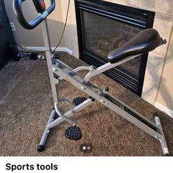 Used Sunny Health & Fitness Row-N-Ride Squat Assist Trainer for Glutes Workout With Adjustable Resistance, Easy Setup & Foldable Exercise Equipment, G