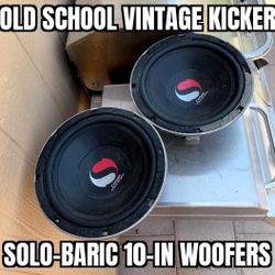 Old School Kicker Solo Baric  10" Woofers 