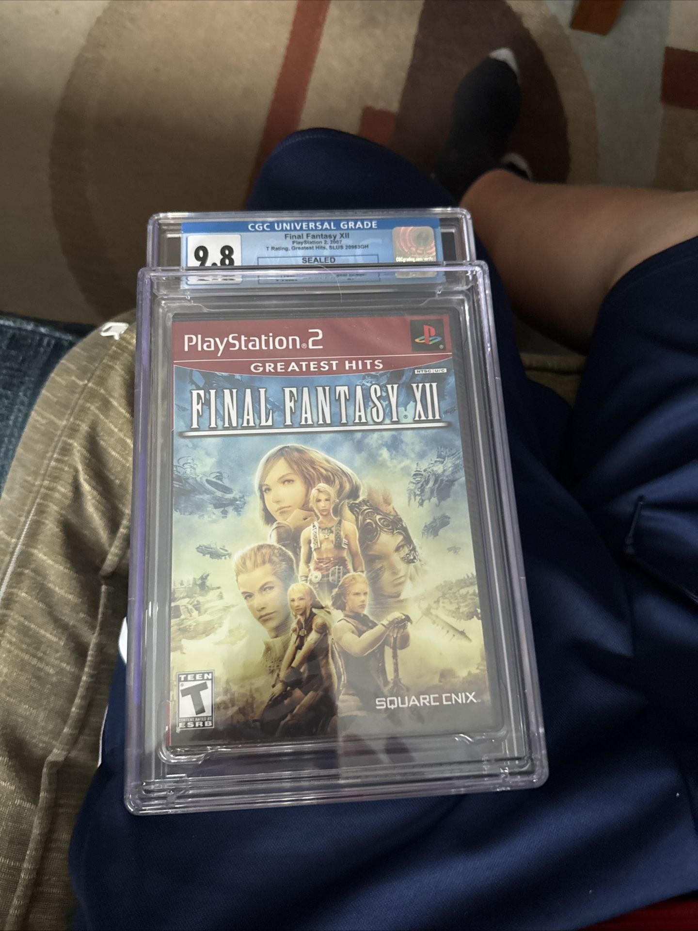 CGC Graded 9.6 / A+ Seal FINAL FANTASY XII (PlayStation 2, Greatest Hits, 2007)