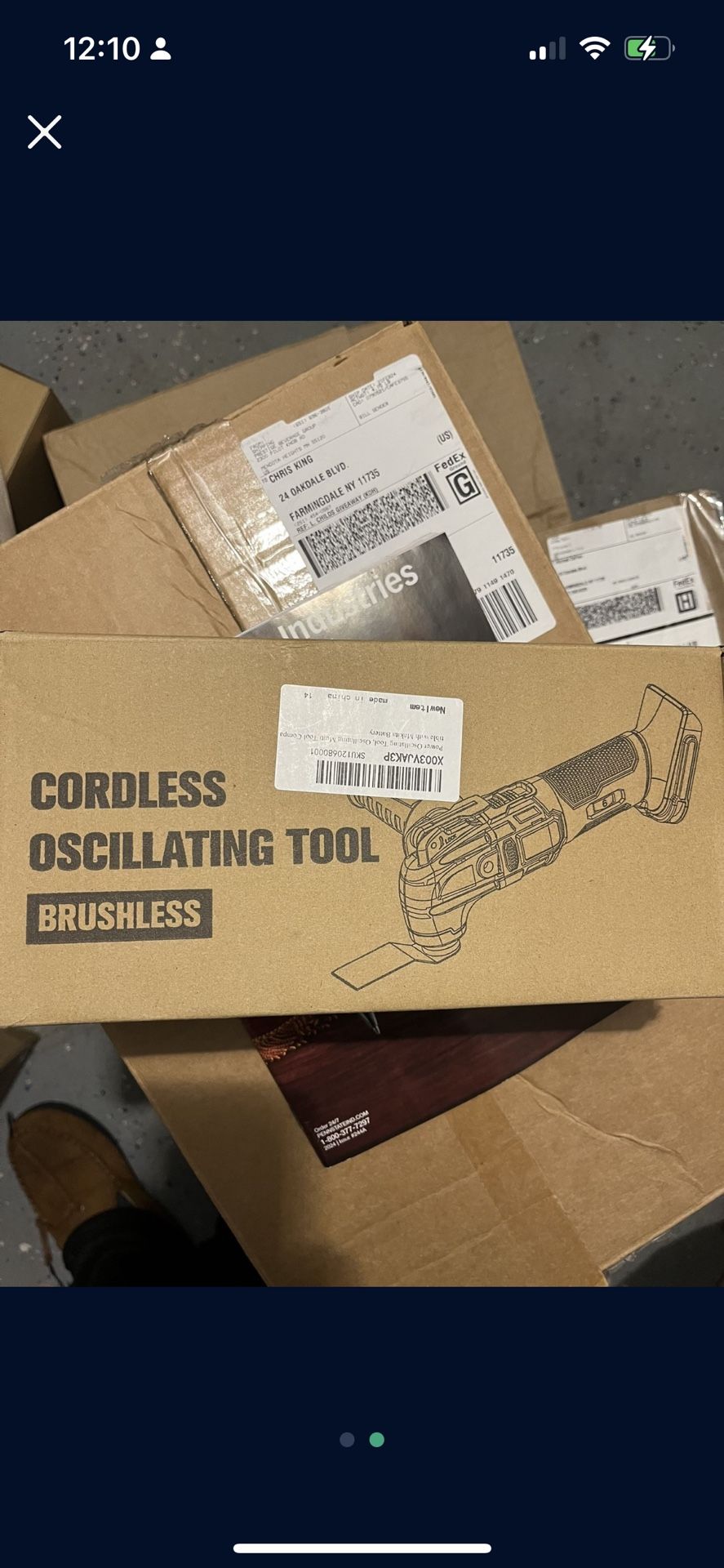 Cordless Oscillating Multi Tool brand new in box with all paperwork.