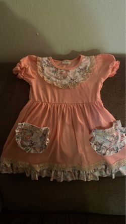 Tiny ruffles boutique bunny dress