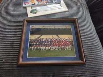 Framed Baseball Team Photo 1988 Post ceareal Legends All-star game