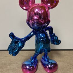 Brand New Anime Mouse Statue Resin Electroplating Welcome Gesture Sculpture   