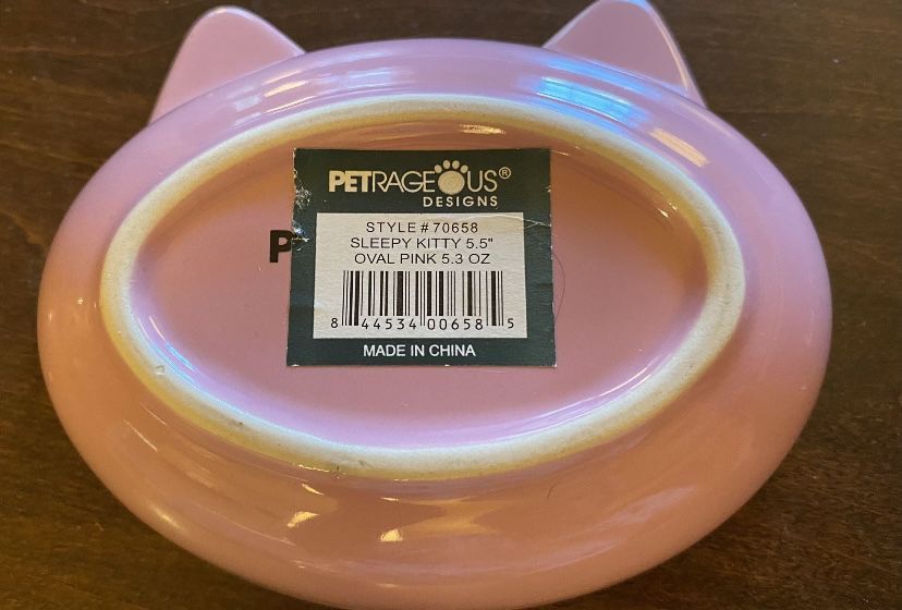 Ceramic Kitty Bowl