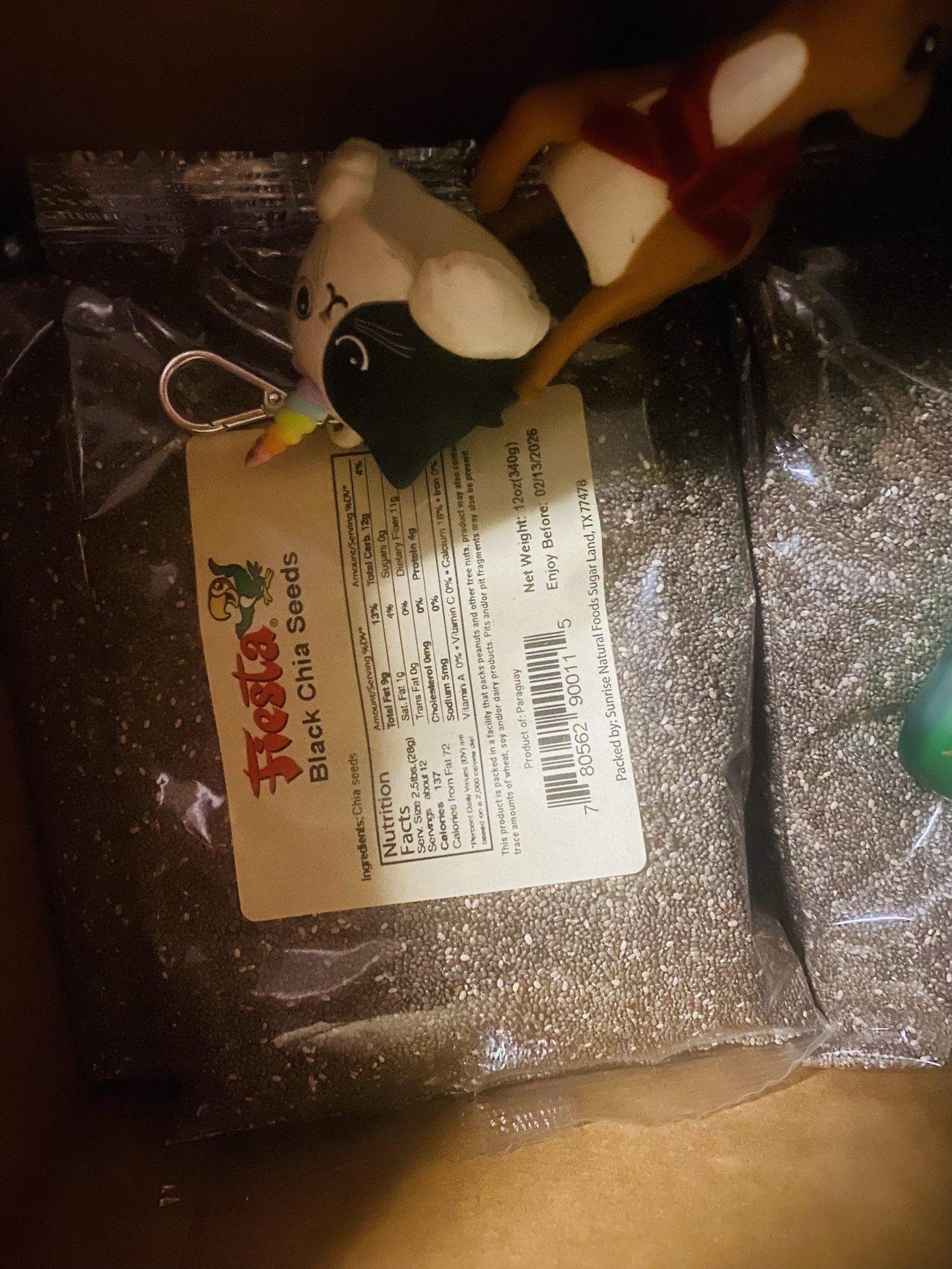 6 Bags Of Black Chía Seed