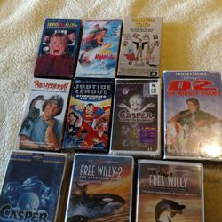 * $3.00 *,,, 10 - VHS "Kids" Movies !!!