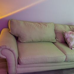 Lime Green Haverty Couch