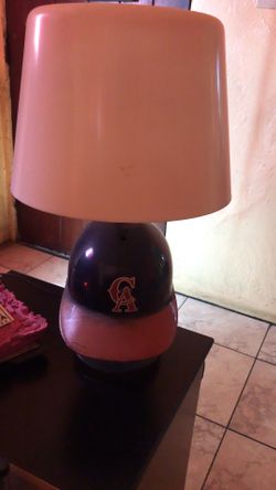 Vintage California Angels lamp