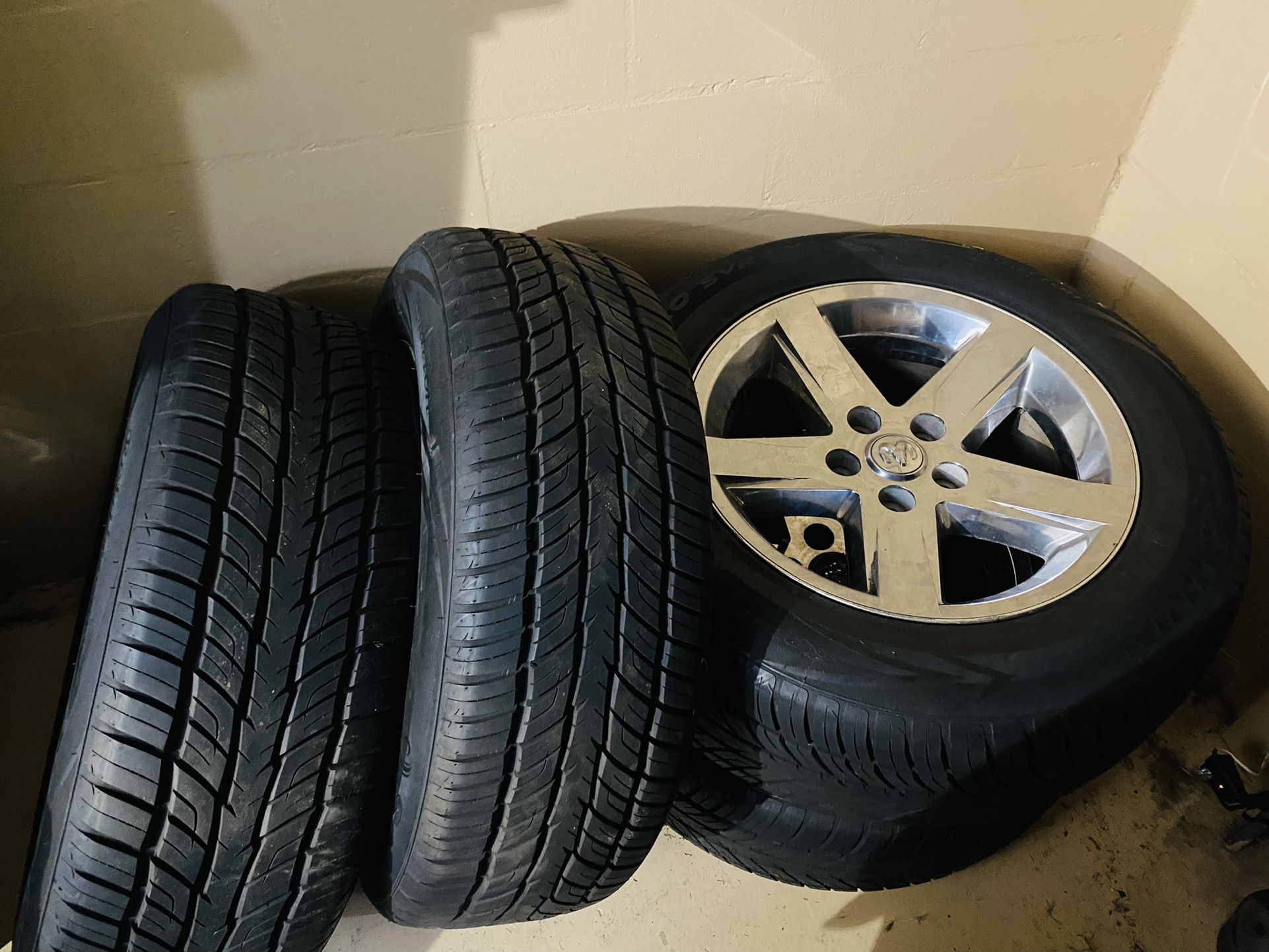 Ram 1500 5x5.5 Wheels with Tires