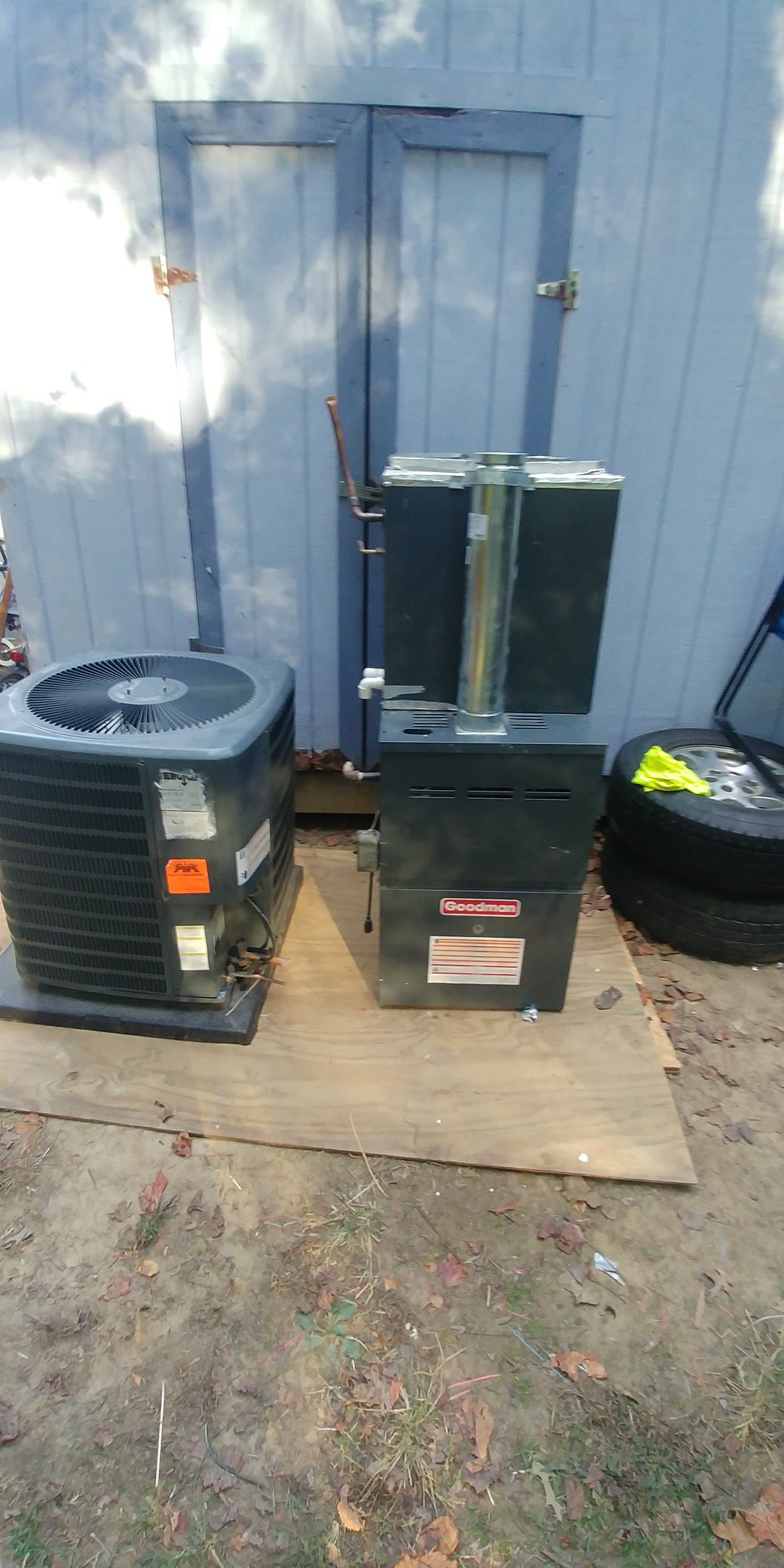AC unit and gas heat