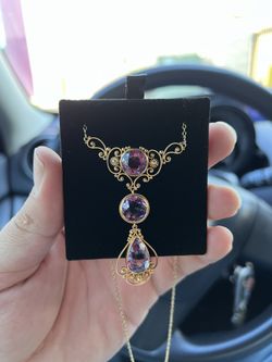 Gold necklace , Antique jewelry , Solid Gold ,  Gold Chain