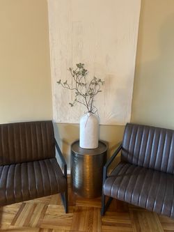 Gold Metal End Table