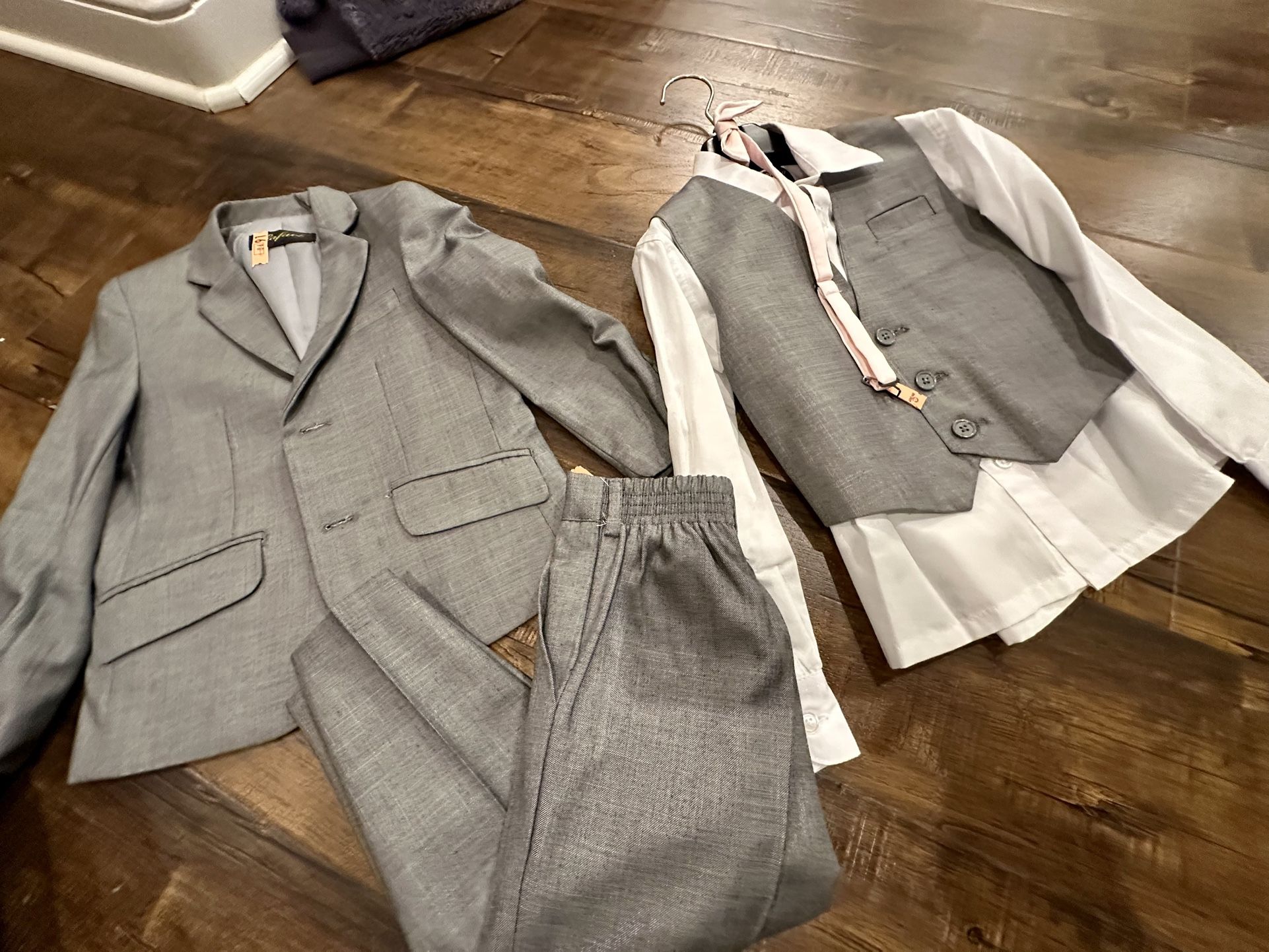 NEW Grey Suit Tuxedo Boys