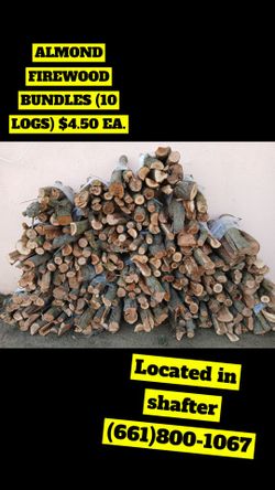 ALMOND FIREWOOD  BUNDLES $4.50 EA.