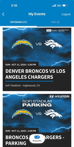 LA Chargers vs Denver Broncos
