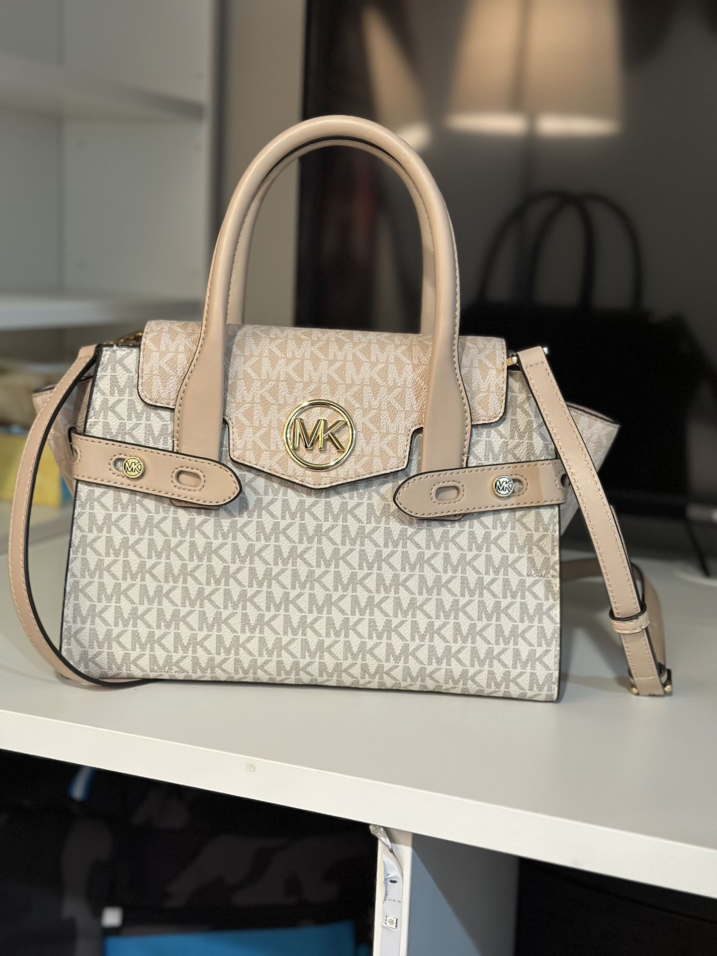 Michael Kors Shoulder Bag Rose Gold Light Pink