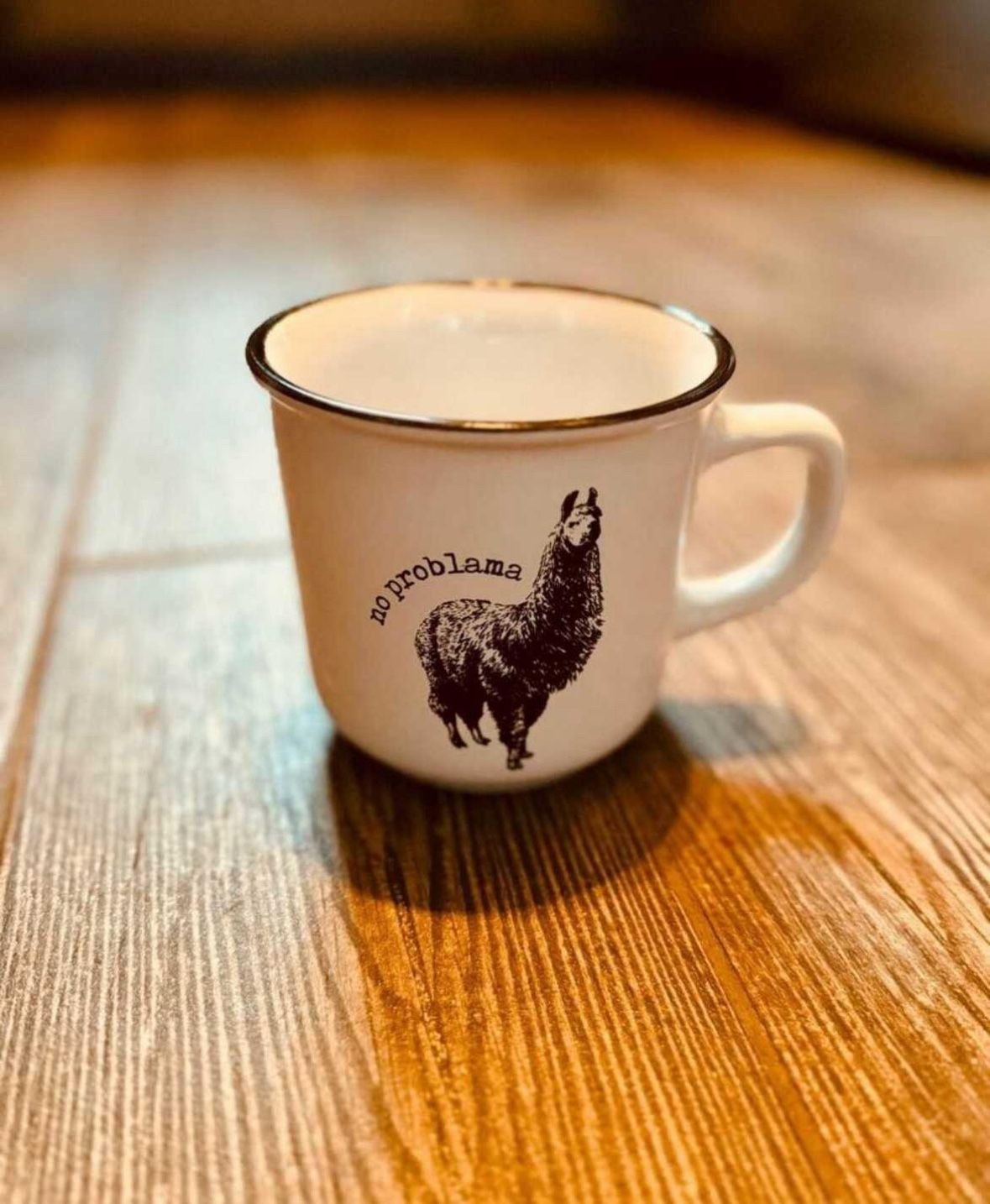 No Problama Llama Large Coffee Mug