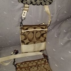 3 COACH  CROSSBORY  AUTÉNTICAS $125$