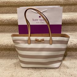 Kate Spade Large Leather Tote. New With Tag. Paid $395. Sell $95