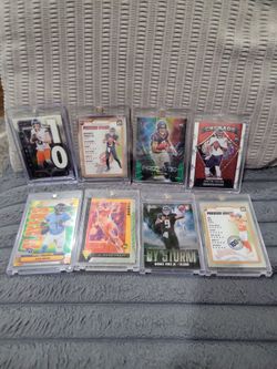 8-Football Rookie Card Lot /taking Offers