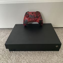 Xbox One X And Controller