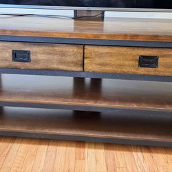Rustic TV stand (up to 65”)