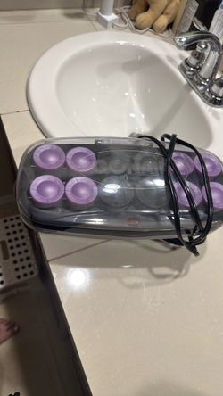 Heated hair roller set