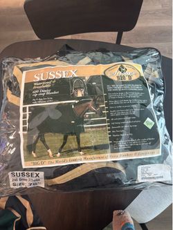 Horse Big D Sussex 240 Gram Stable Fill Blanket - Size 76” - New