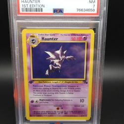 Haunter 1999 1st Edition Non-holo PSA 7