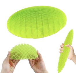 Fidget Worm Toy,Cool Pocket Green Worm Big Fidget Toy,Sensory Slug Fidget Toy,Fidget Toys for Kids and Adults,Resistance Fidget Toys Stress Anxiety Re