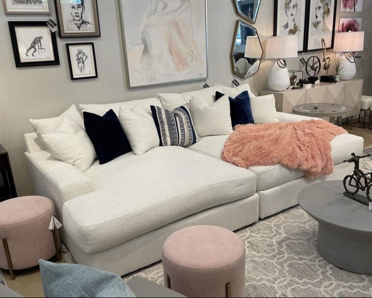 Cloud Sectional Sofa Loveseat No Credit Needed 