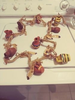 Southwest Pottery on a rope