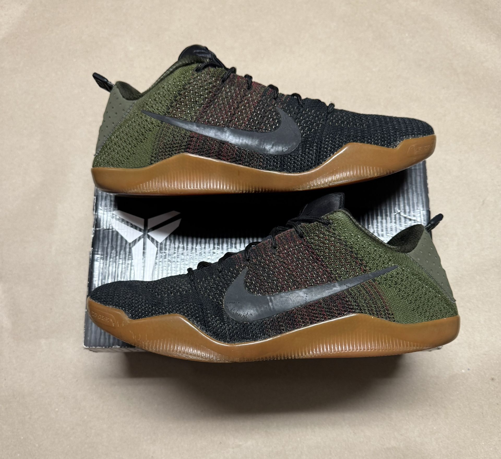 Nike Air Kobe 11 Elite Low 4KB Black Horse men’s size 14 Jordan Rare!