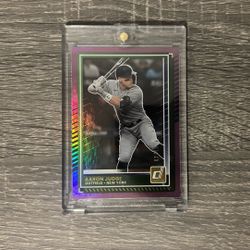 2025 Donruss Baseball Aaron Judge Purple Foil Parallel 62/99 #50 Yankees RARE