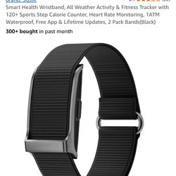 Smart Health Wristband, All Weather Activity & Fitness Tracker with 120+ Sports Step Calorie Counter, Heart Rate Monitoring, 1ATM Waterproof, Free App