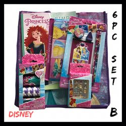 NWT Purple Disney Princess 6Pc Gift Set