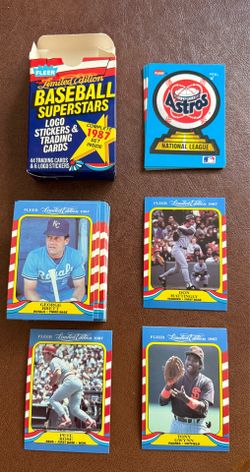 1987 Fleer BASEBALL SUPERSTARS -Box Set (44) w/ MATTINGLY, CANSECO