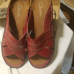Leather Sandles By CLARKS 