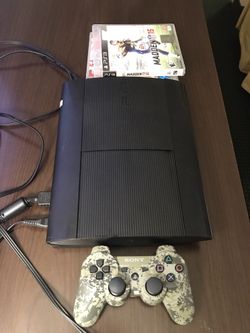 PS3 250 GB + 8 games includes cable, and control