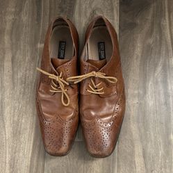Stacy Adams 24738-221 Men's Oxford Wing Tip Brown US 10.5 M