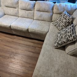 White 2 Piece Sectional 